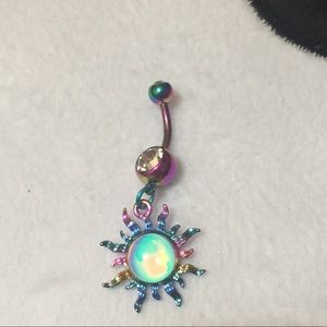 Sun Navel Ring